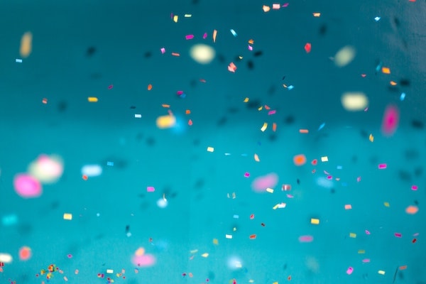 Confetti celebration